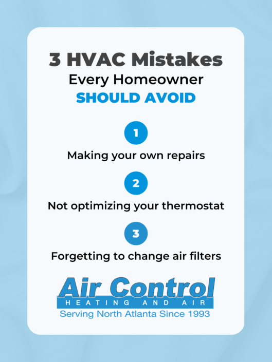 3 hvac mistakes